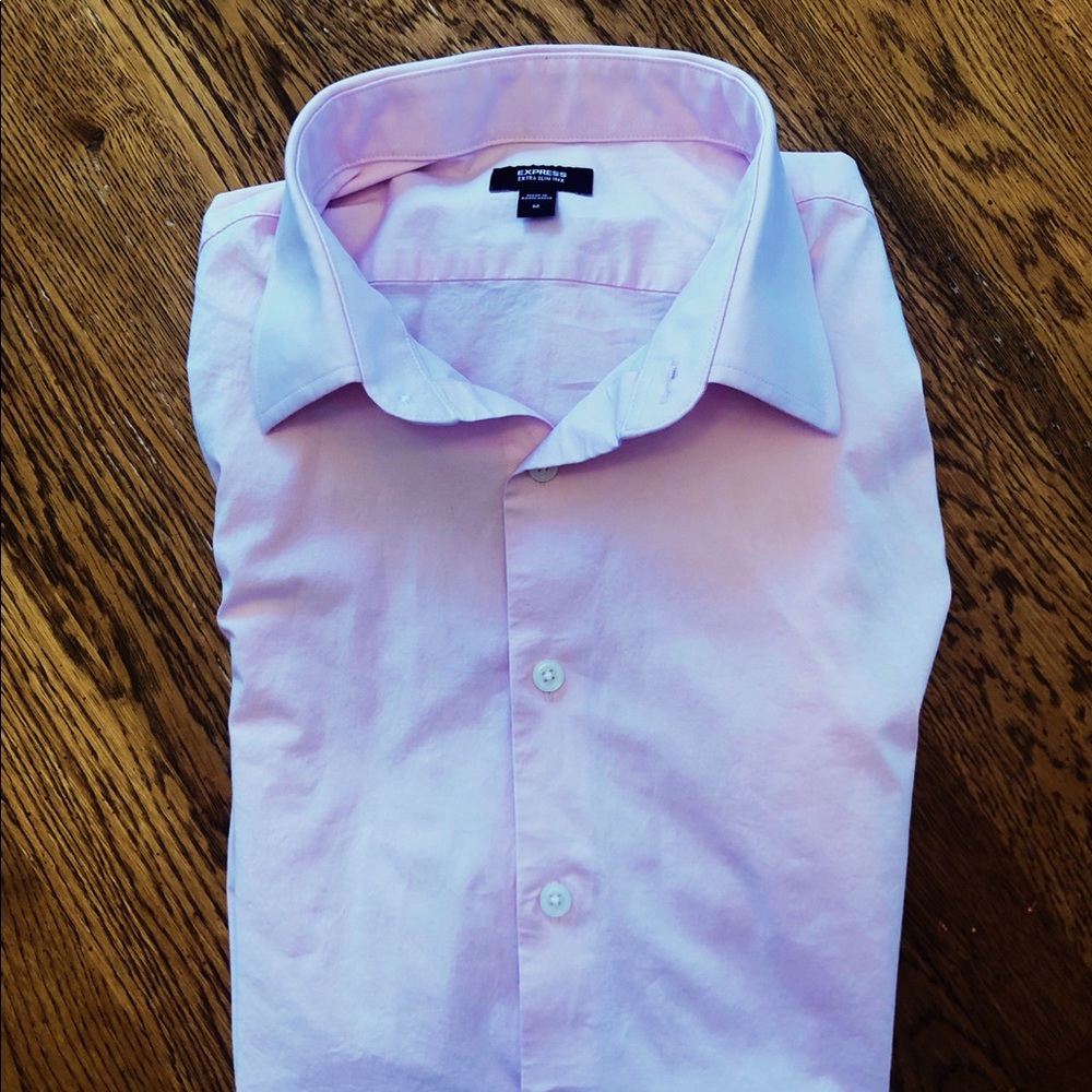 Express Mens long sleeve button down shirt